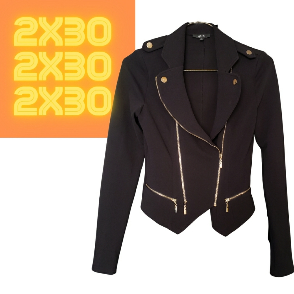 Black Stretch Jacket Small